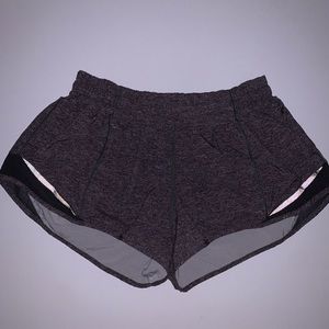 Lululemon Grey Hotty Hot Short II 2.5”